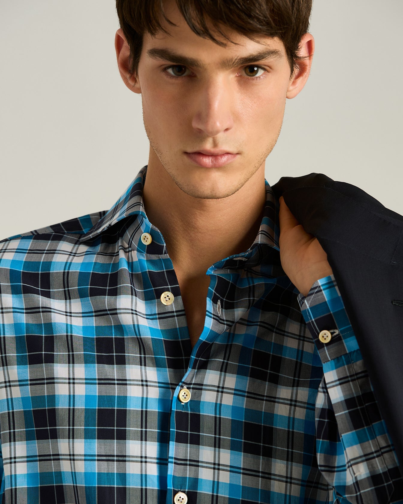 CHECKED COTTON SHIRT