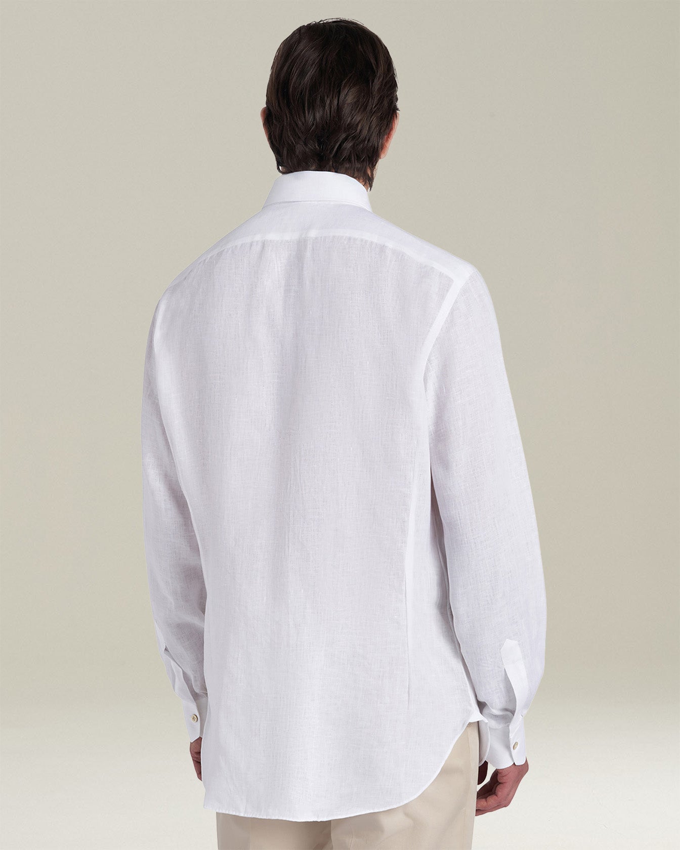 Shirt Linen White | Kiton Shirt Linen White | Kiton