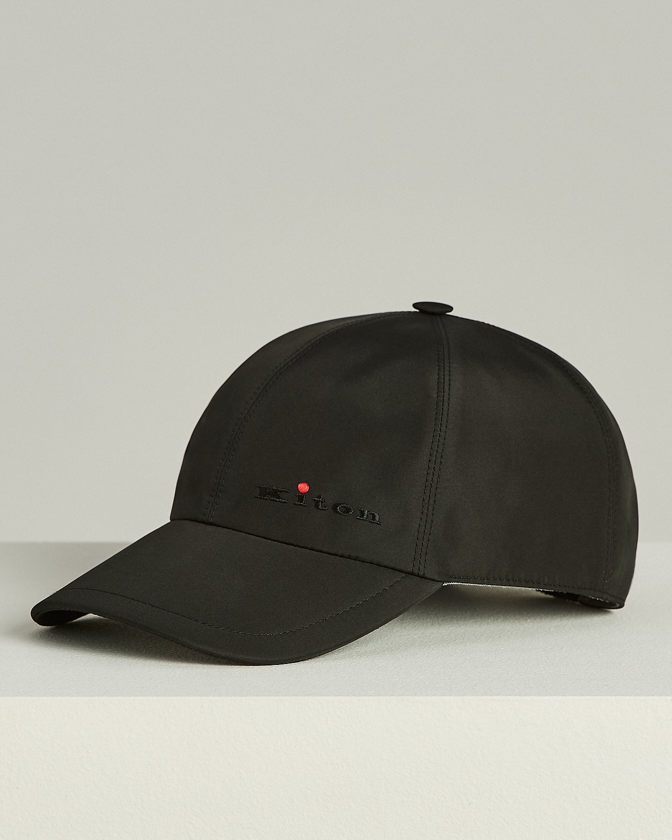 NAVY BLUE TECHNICAL FABRIC BASEBALL CAP