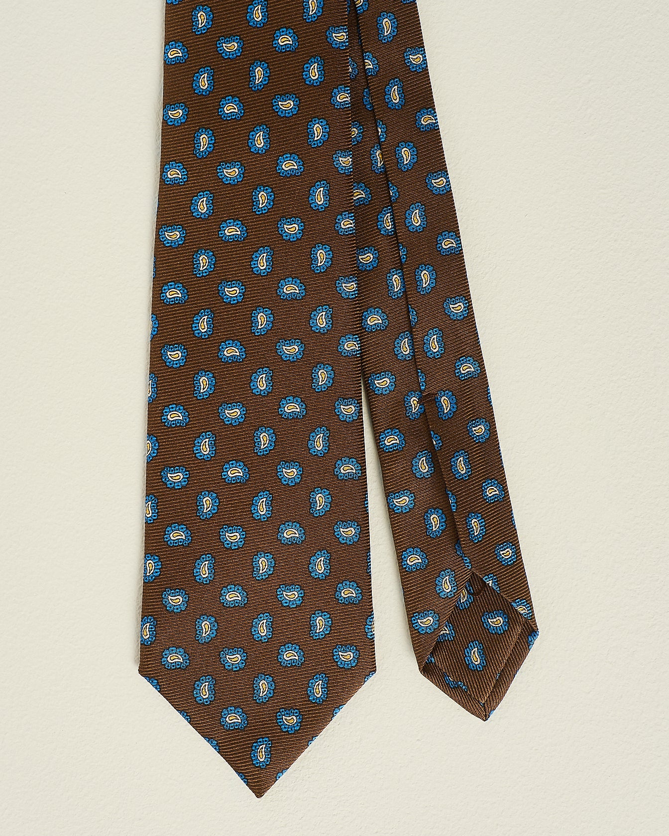 PATTERNED SILK TIE