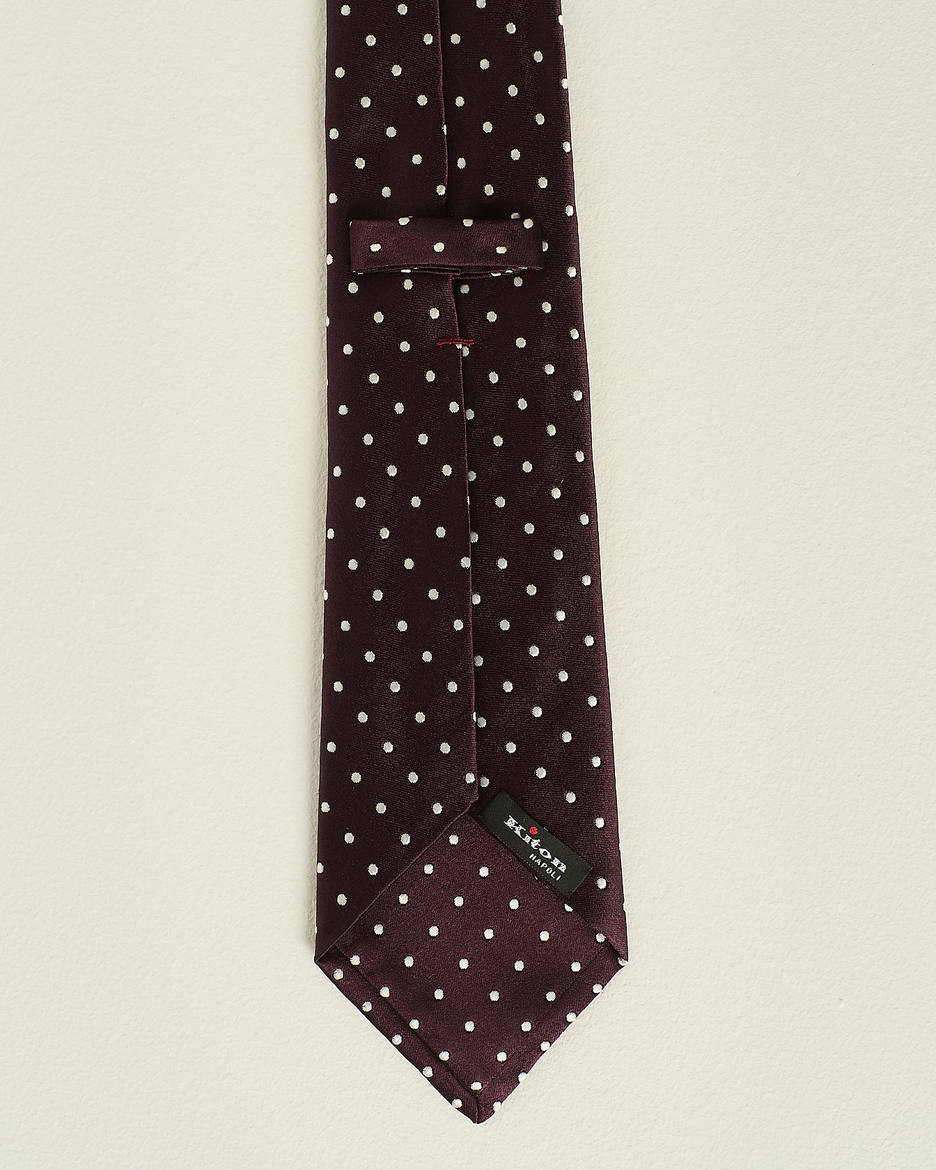 PATTERNED SILK TIE