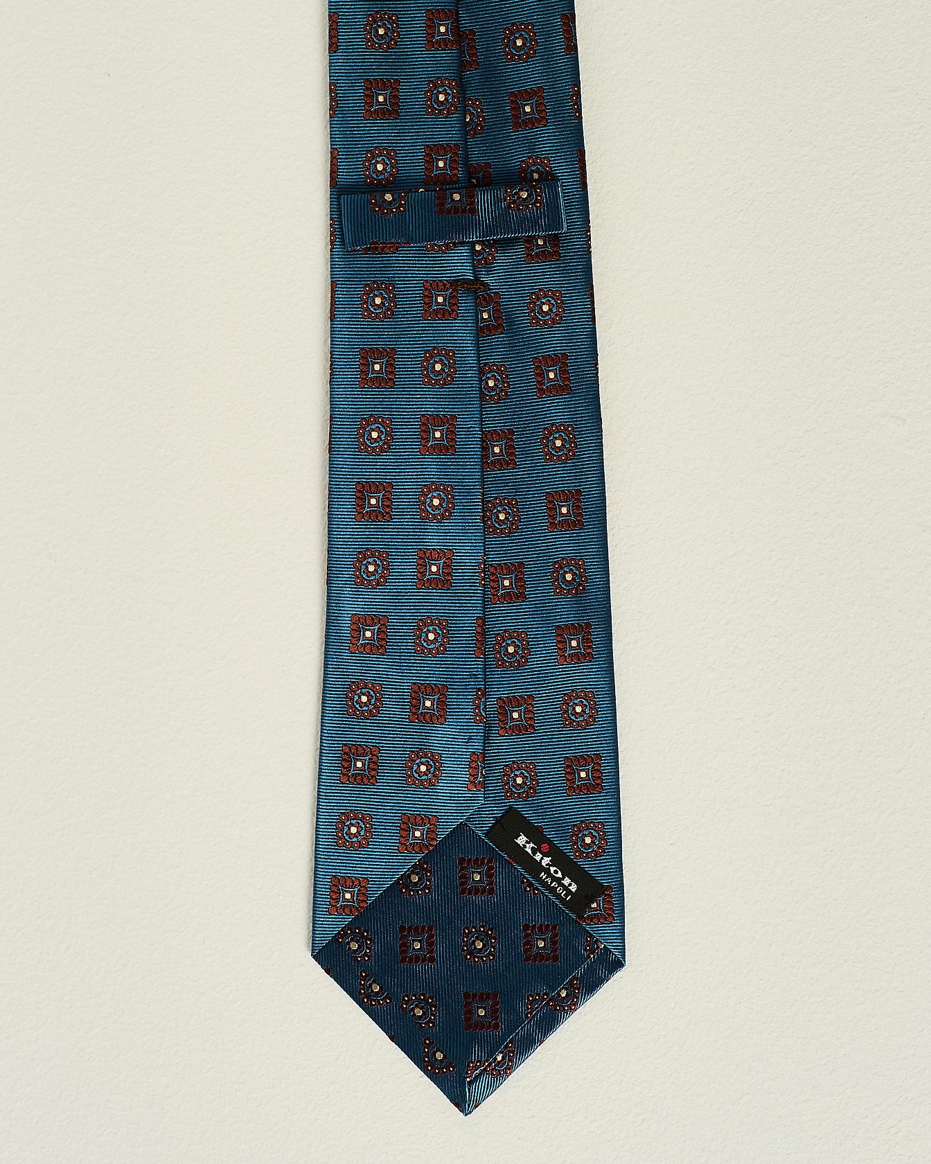 PATTERNED SILK TIE