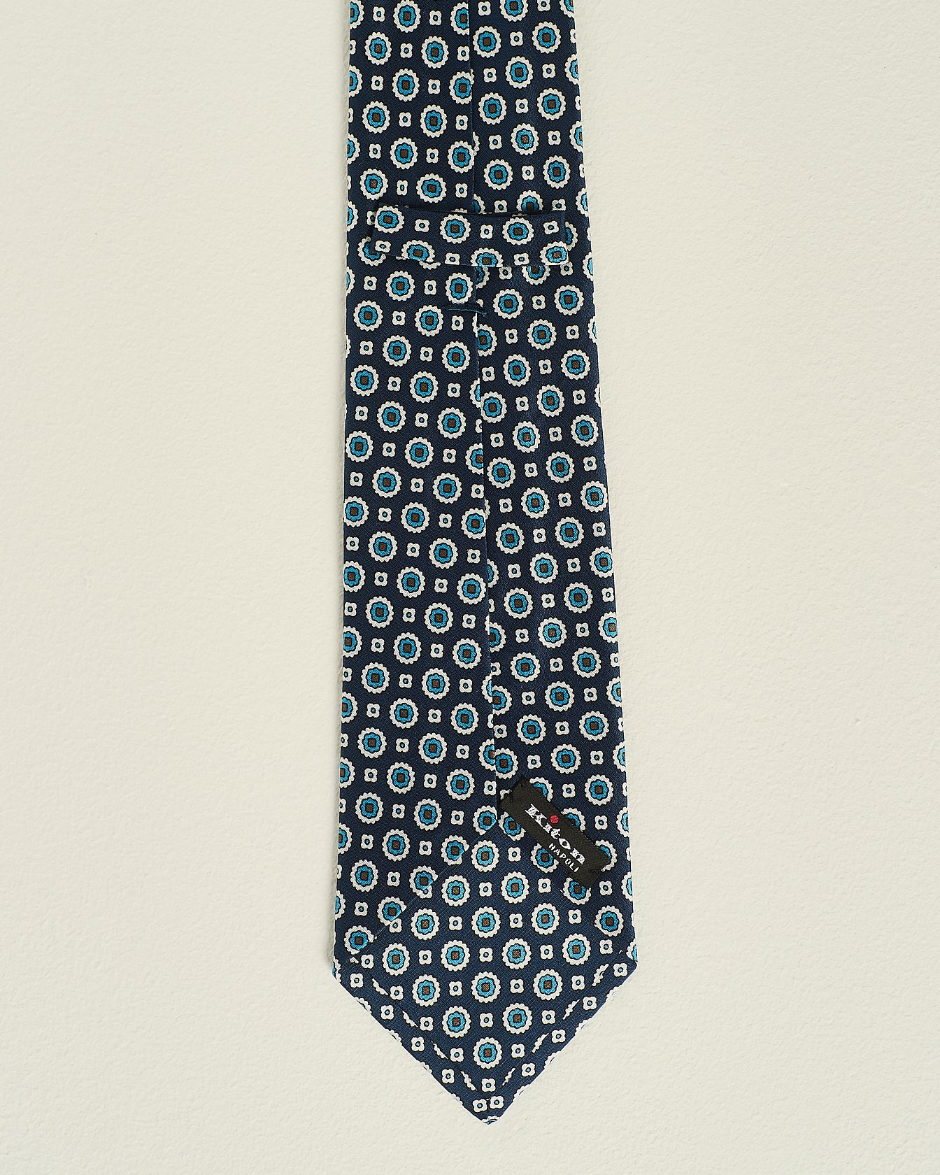 PATTERNED SILK TIE