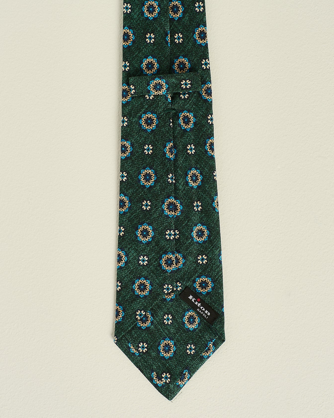 PATTERNED SILK TIE