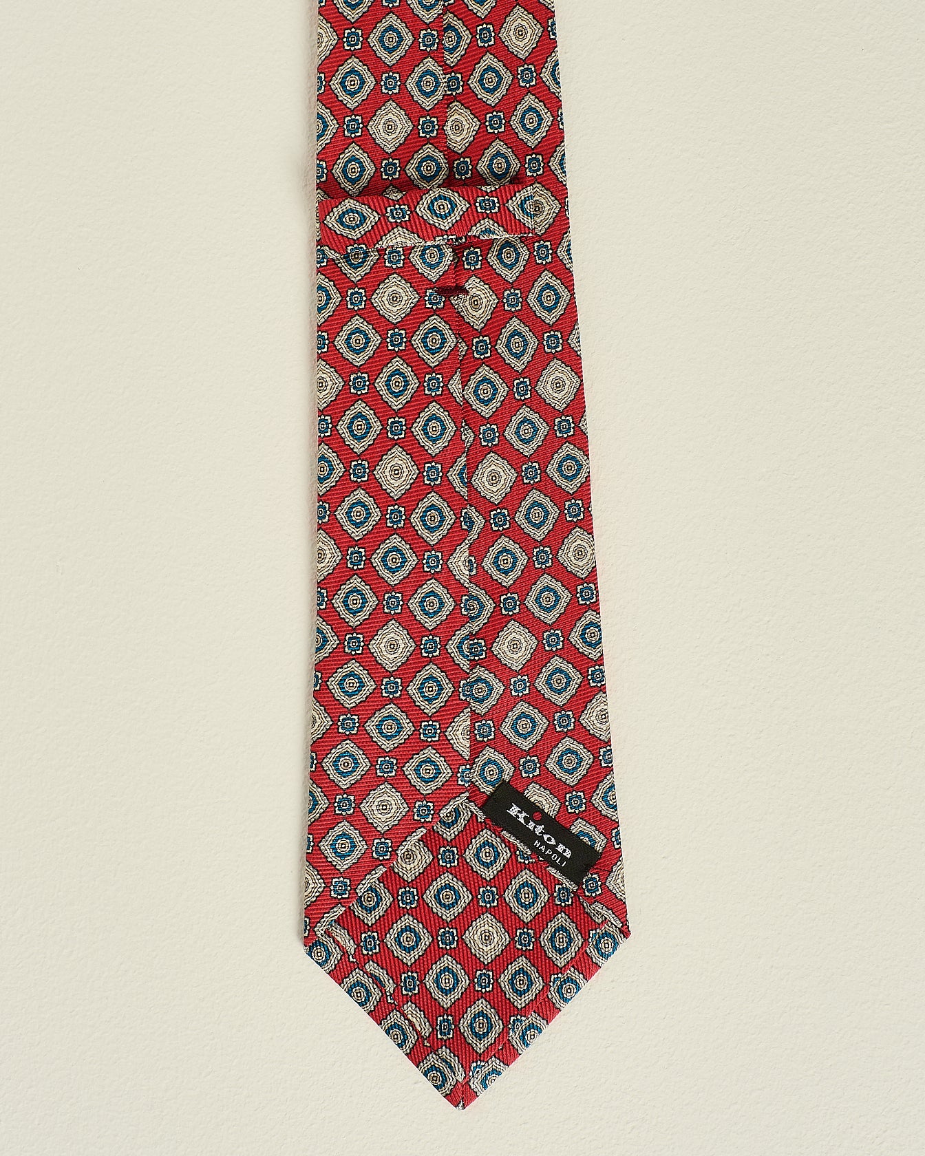 PATTERNED SILK TIE