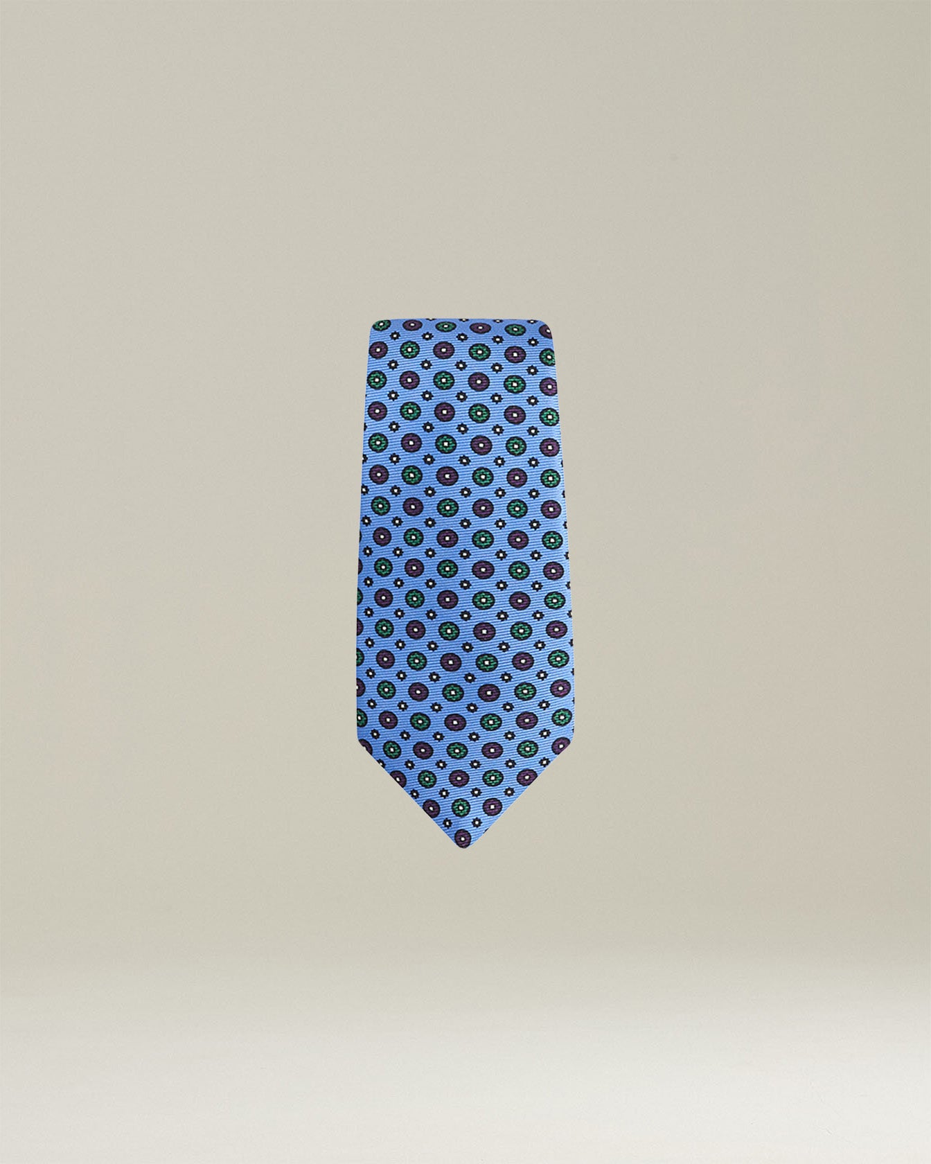 PATTERNED SILK TIE