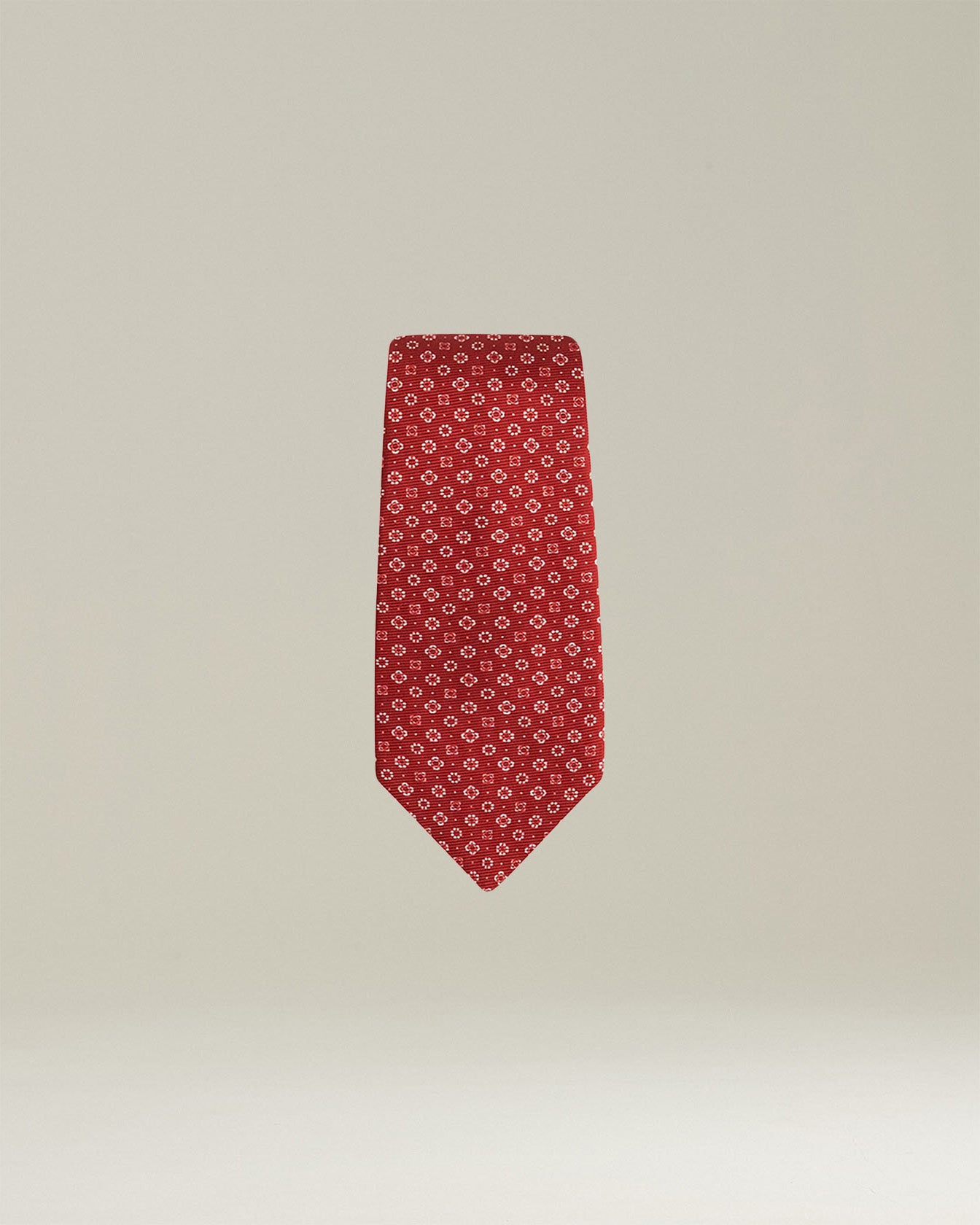 PATTERNED SILK TIE