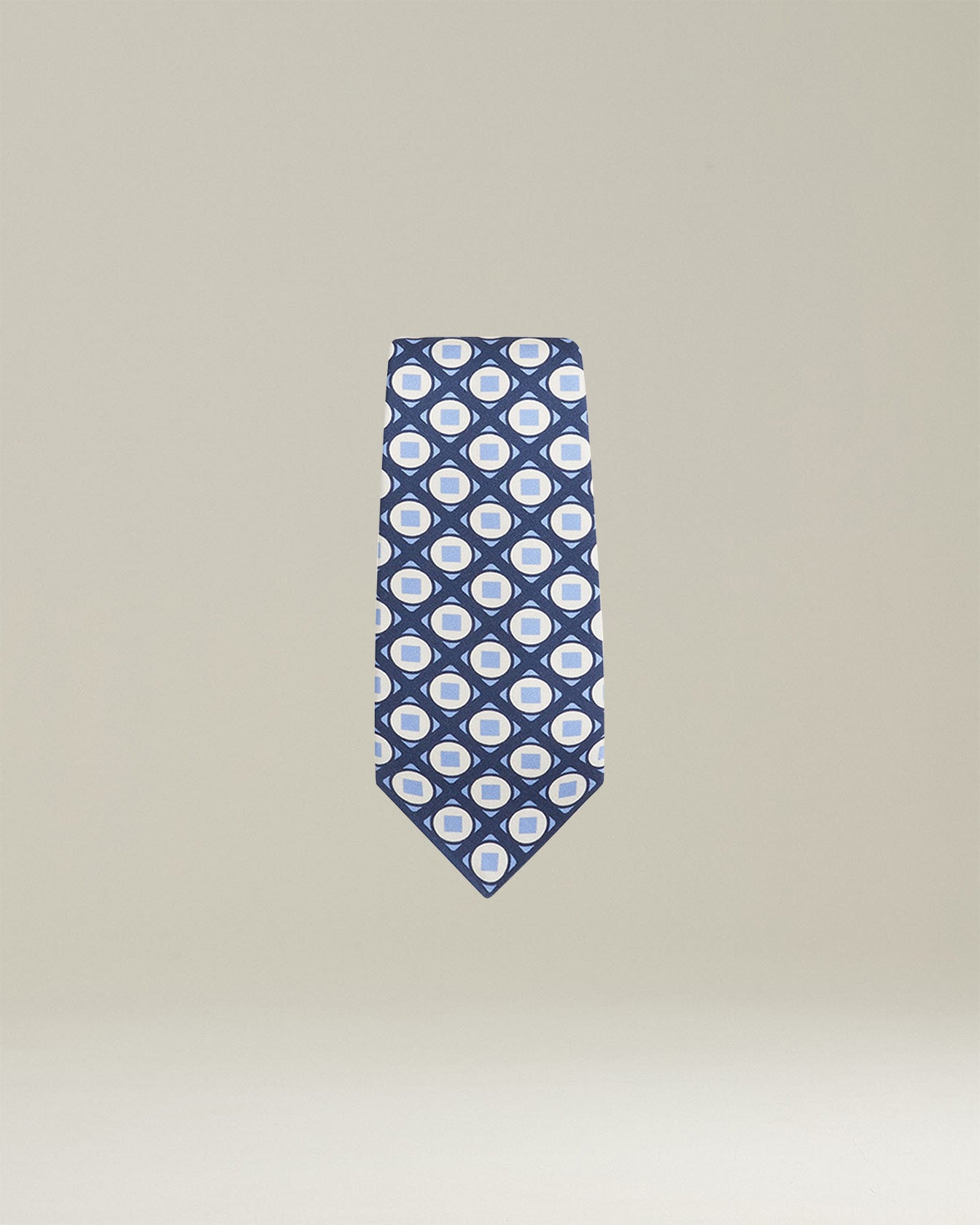 PATTERNED SILK TIE