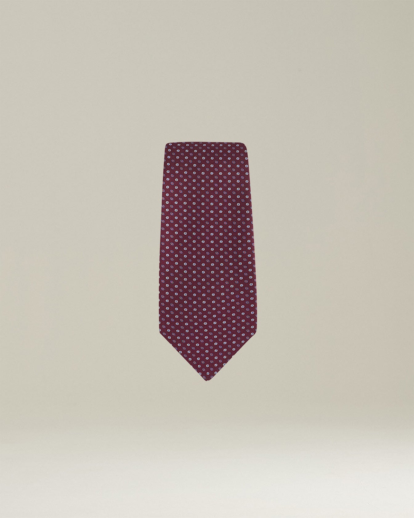 PATTERNED SILK TIE