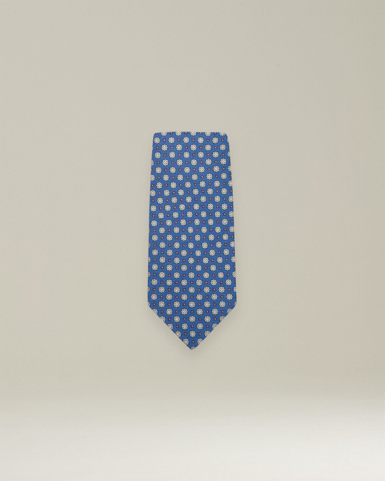 PATTERNED SILK TIE