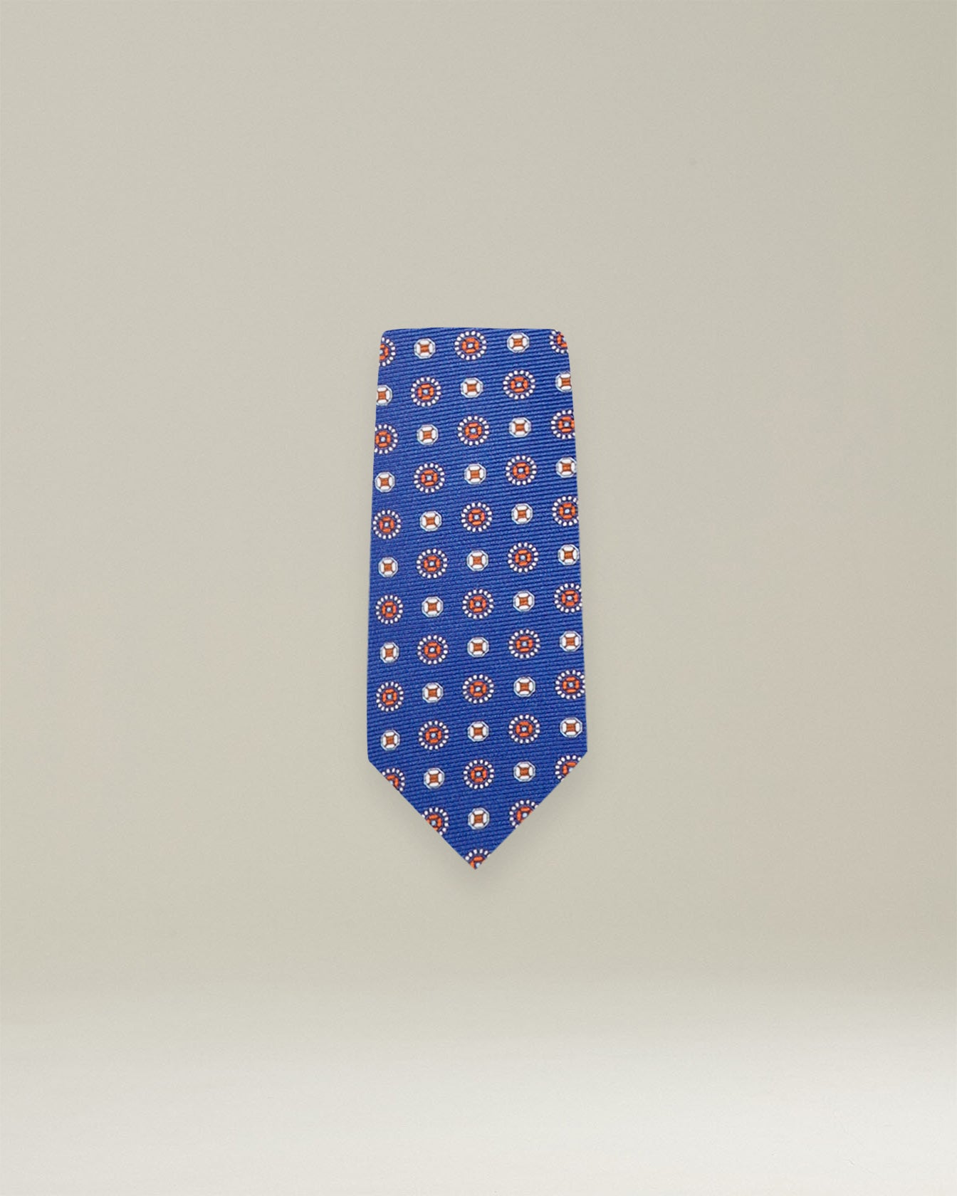 PATTERNED SILK TIE