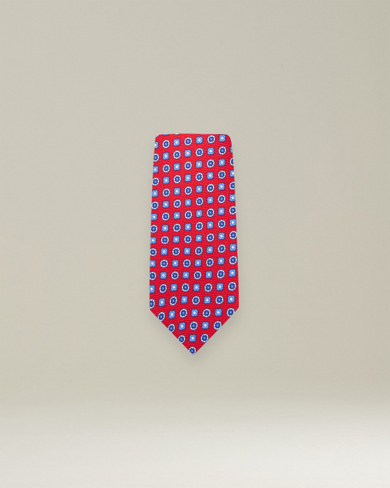 PATTERNED SILK TIE