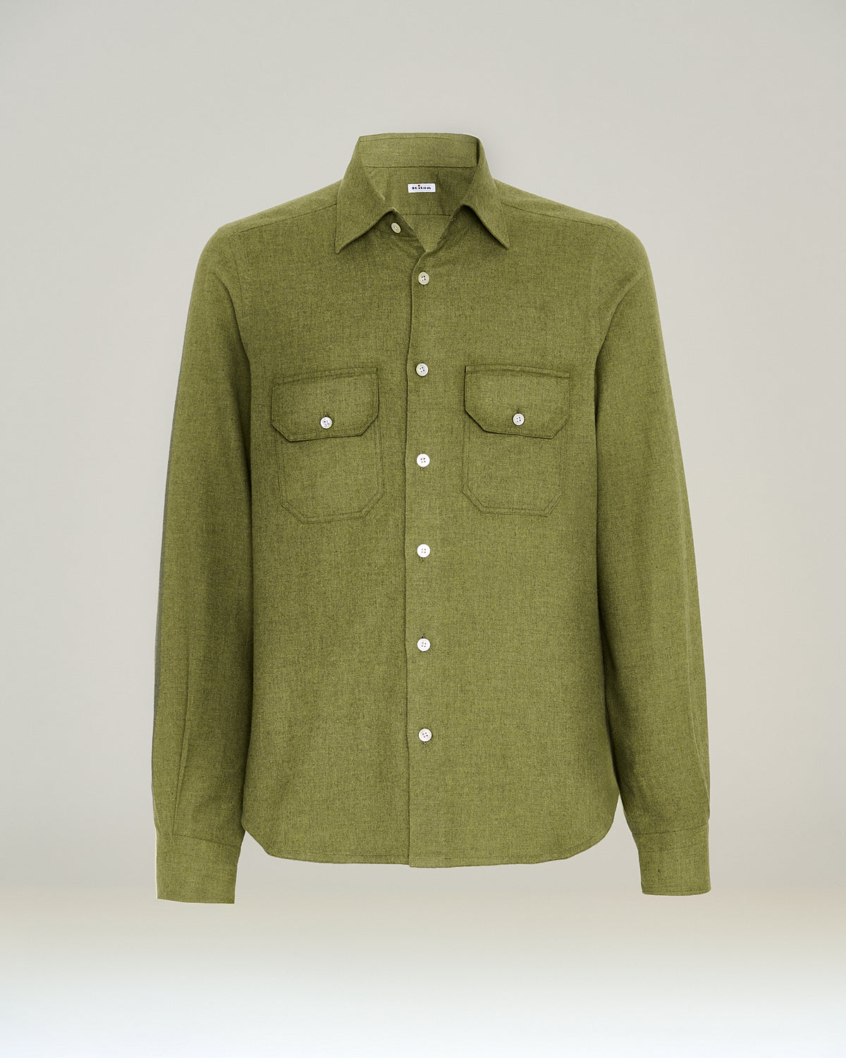 GREEN COTTON SHIRT 1