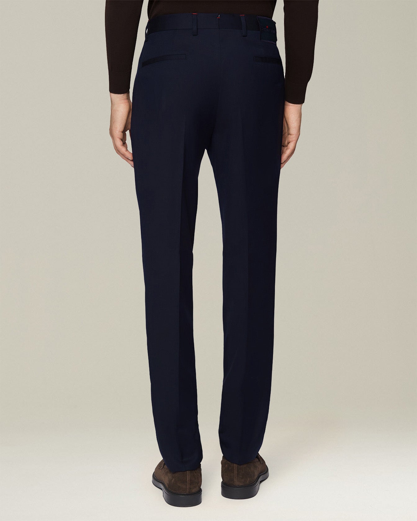 WOOL CHINO TROUSERS