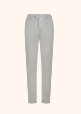 Kiton grey trousers for man, in cotton 1