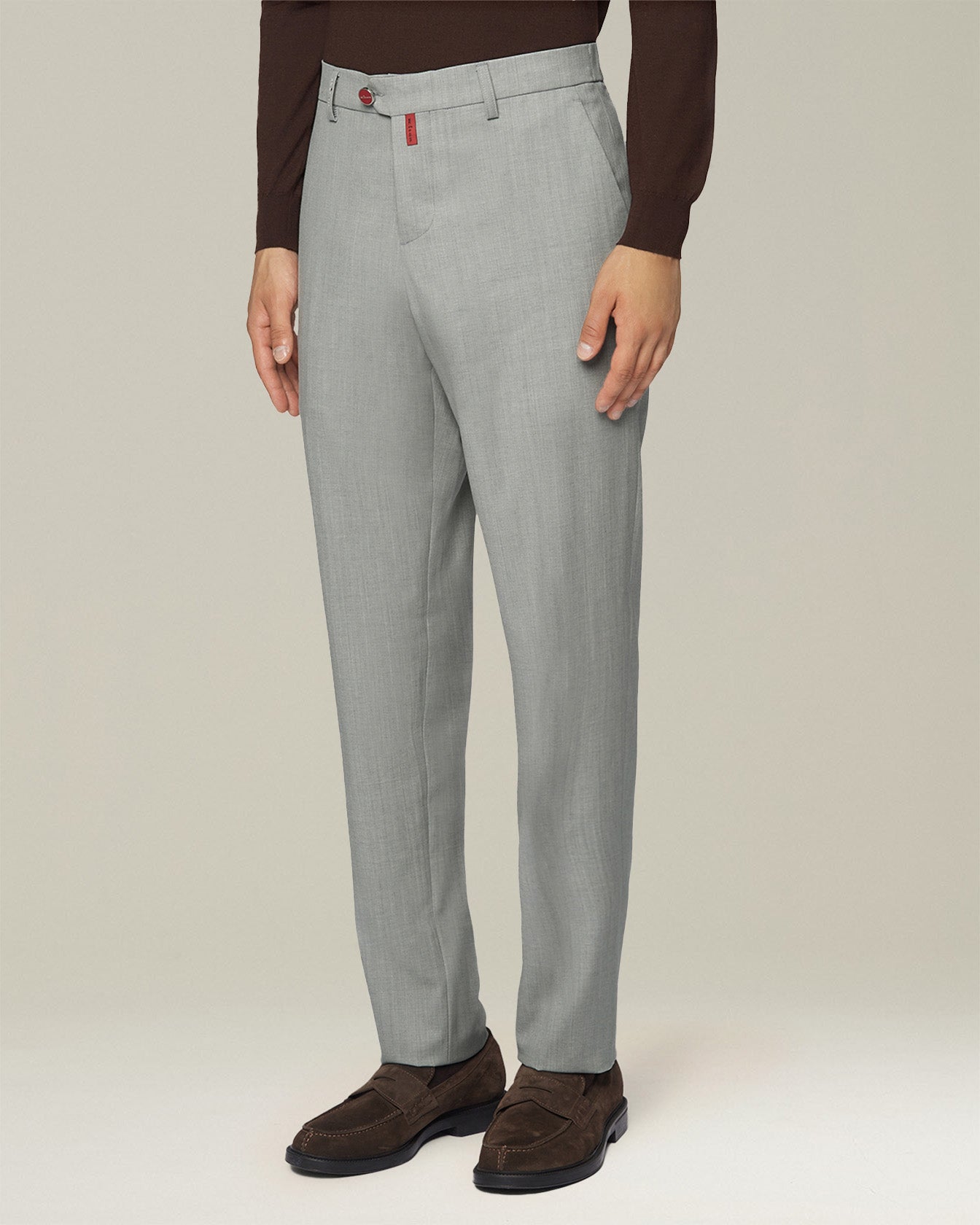 CASUAL WOOL TROUSERS