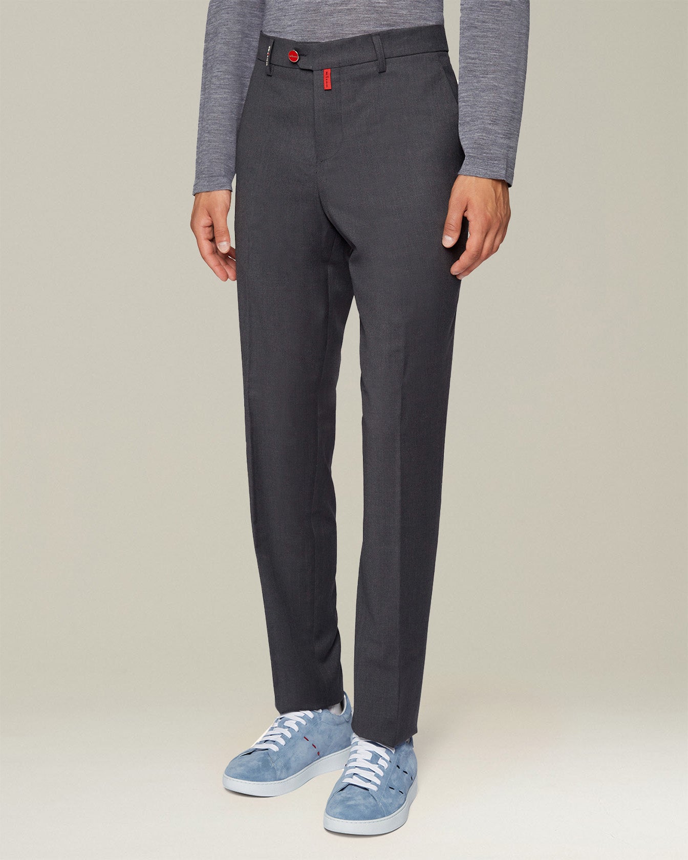 CASUAL WOOL TROUSERS