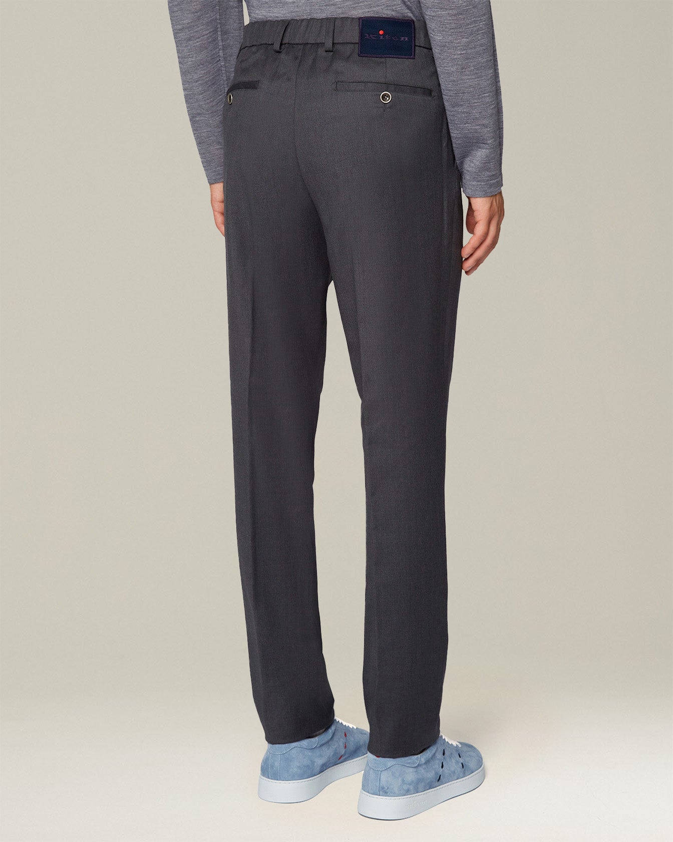 CASUAL WOOL TROUSERS