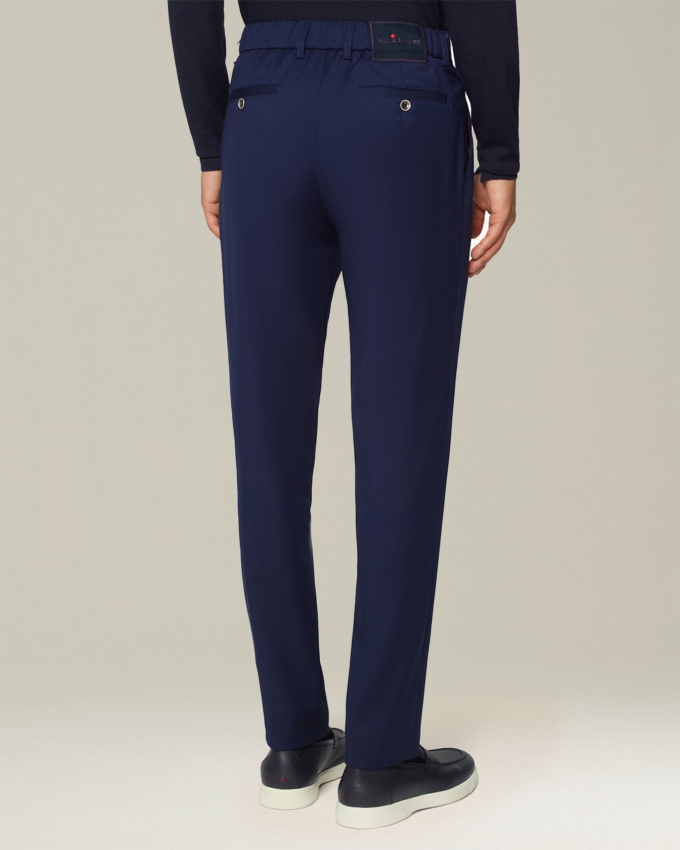 CASUAL WOOL TROUSERS