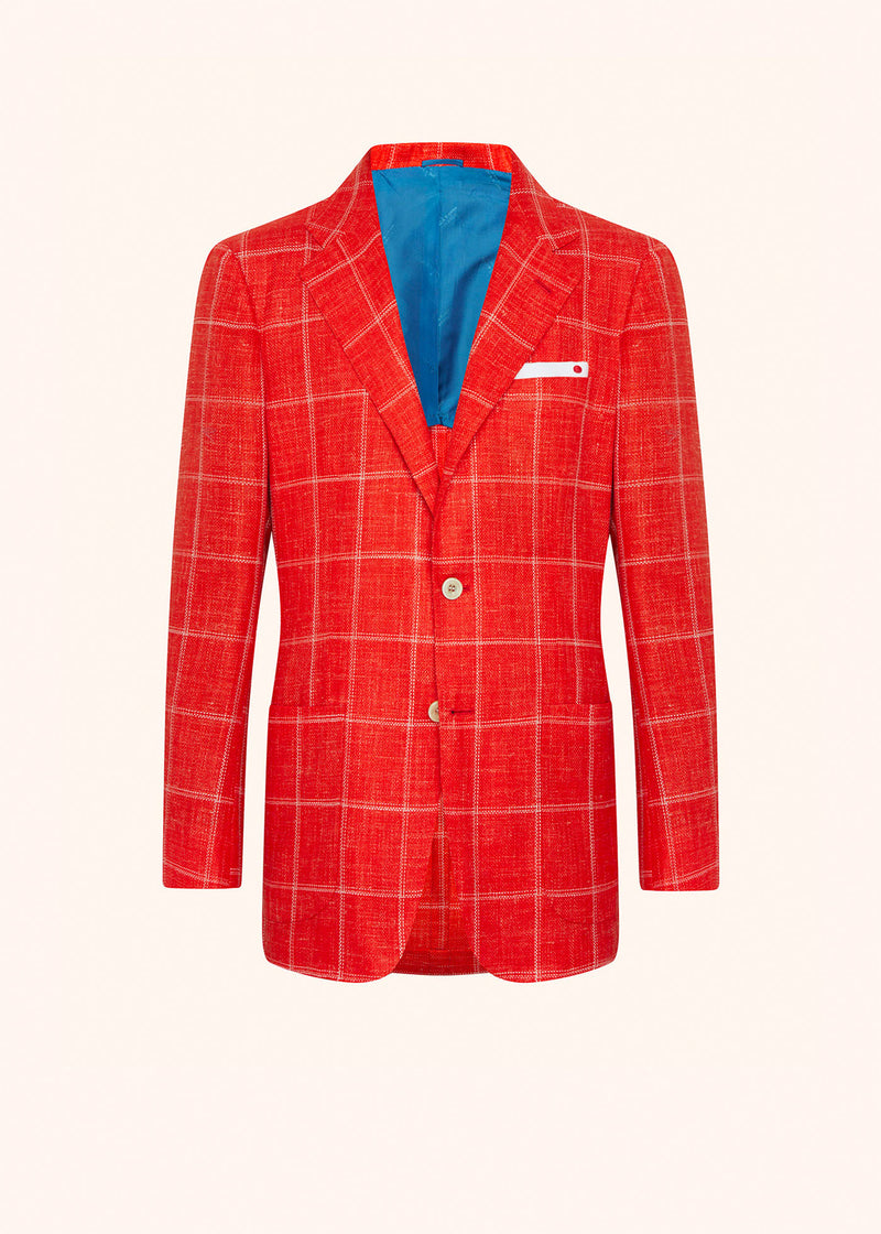 Kiton red jacket for man, in cashmere 1