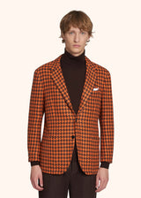 Kiton orange jacket for man, in cashmere 2