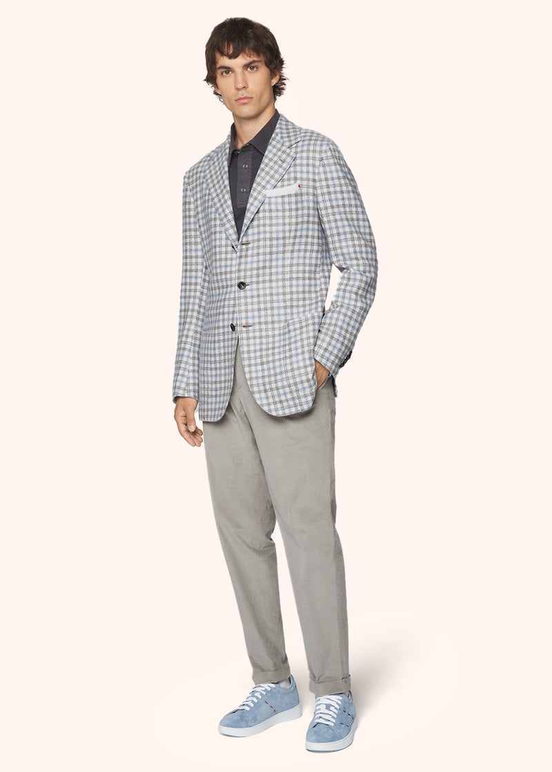 GLEN PLAID CASHMERE BLEND BLAZER