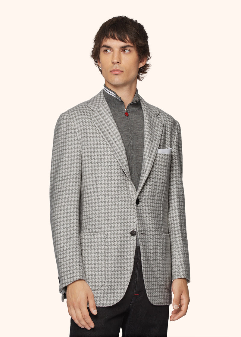 HOUNDSTOOTH CASHMERE BLAZER