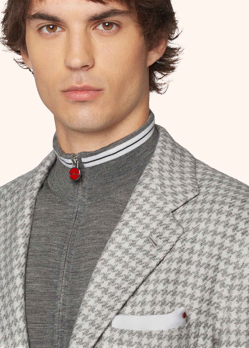 HOUNDSTOOTH CASHMERE BLAZER