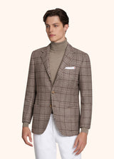 Kiton brown jacket for man, in cashmere 2