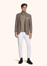 Kiton brown jacket for man, in cashmere 5