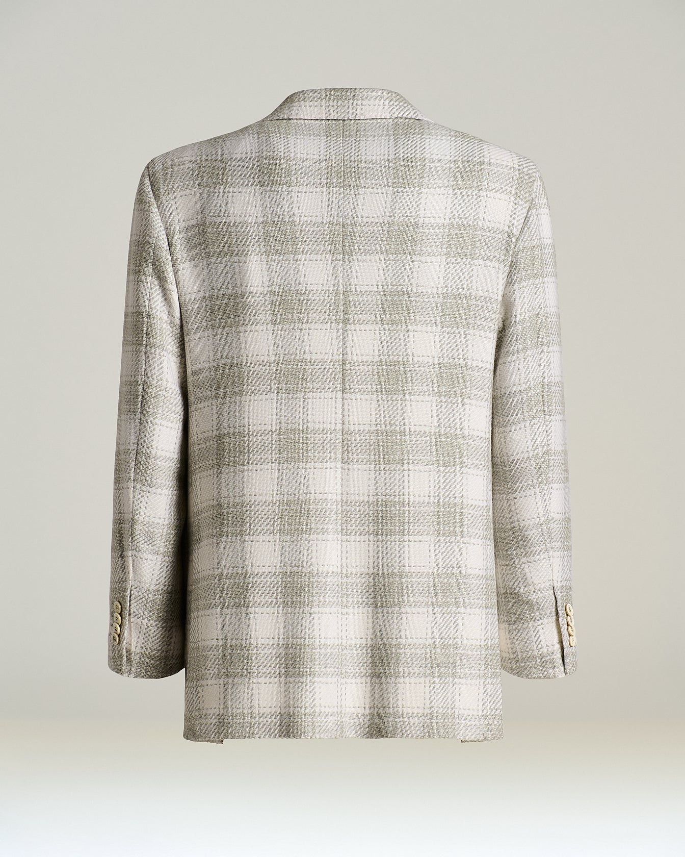 CASHMERE JACKET WITH CHECK PATTERN