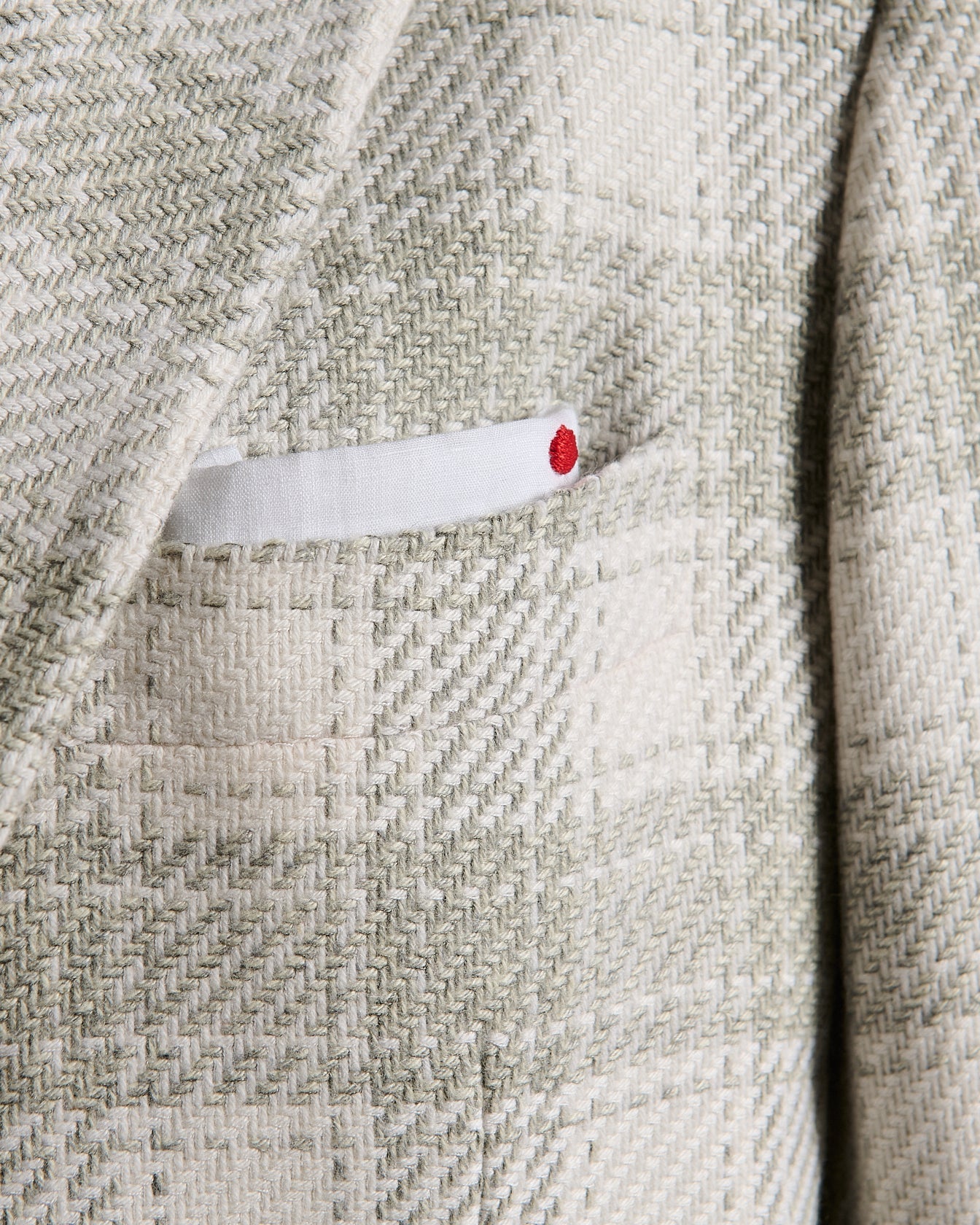 CASHMERE JACKET WITH CHECK PATTERN