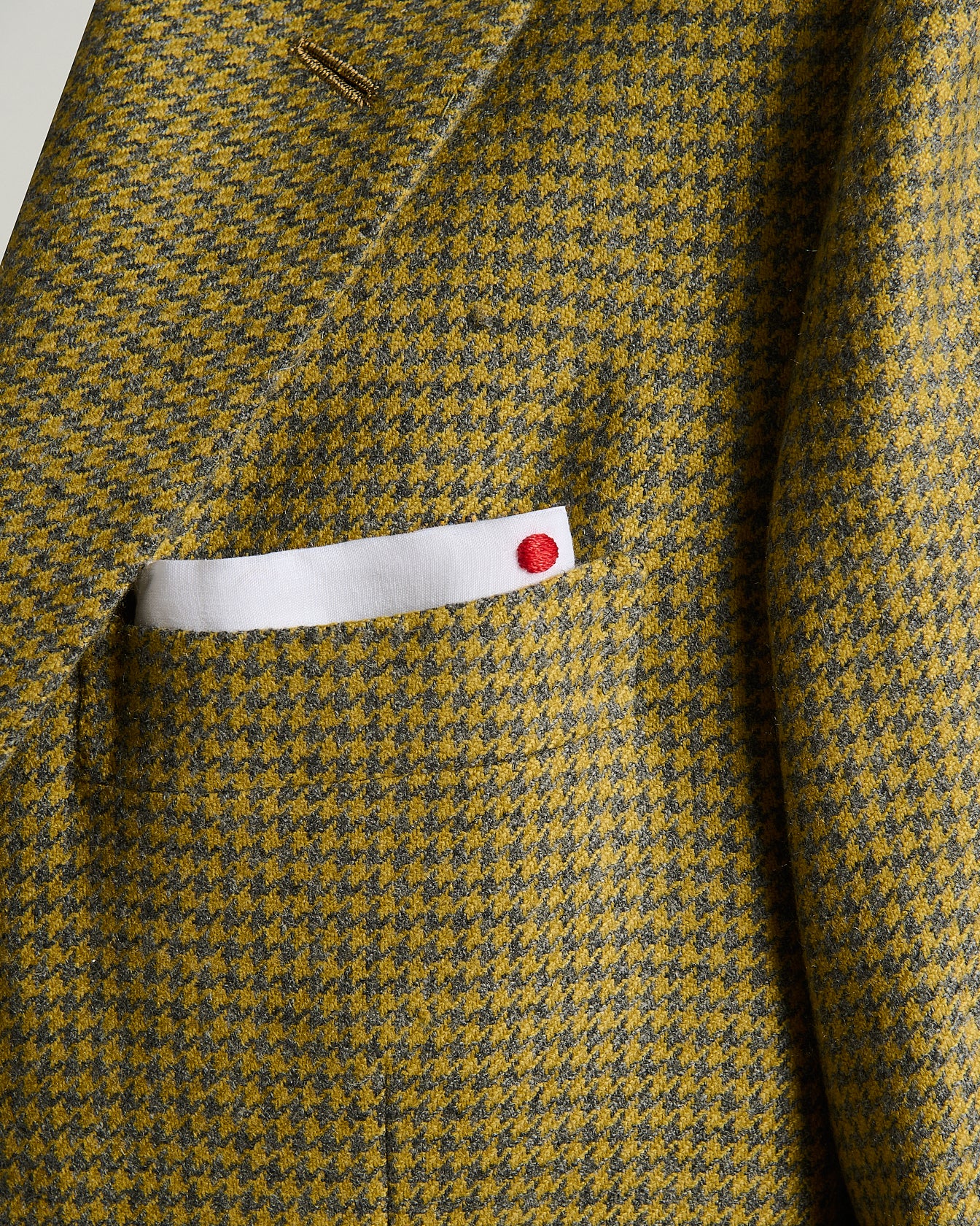 PURE CASHMERE HOUNDSTOOTH JACKET