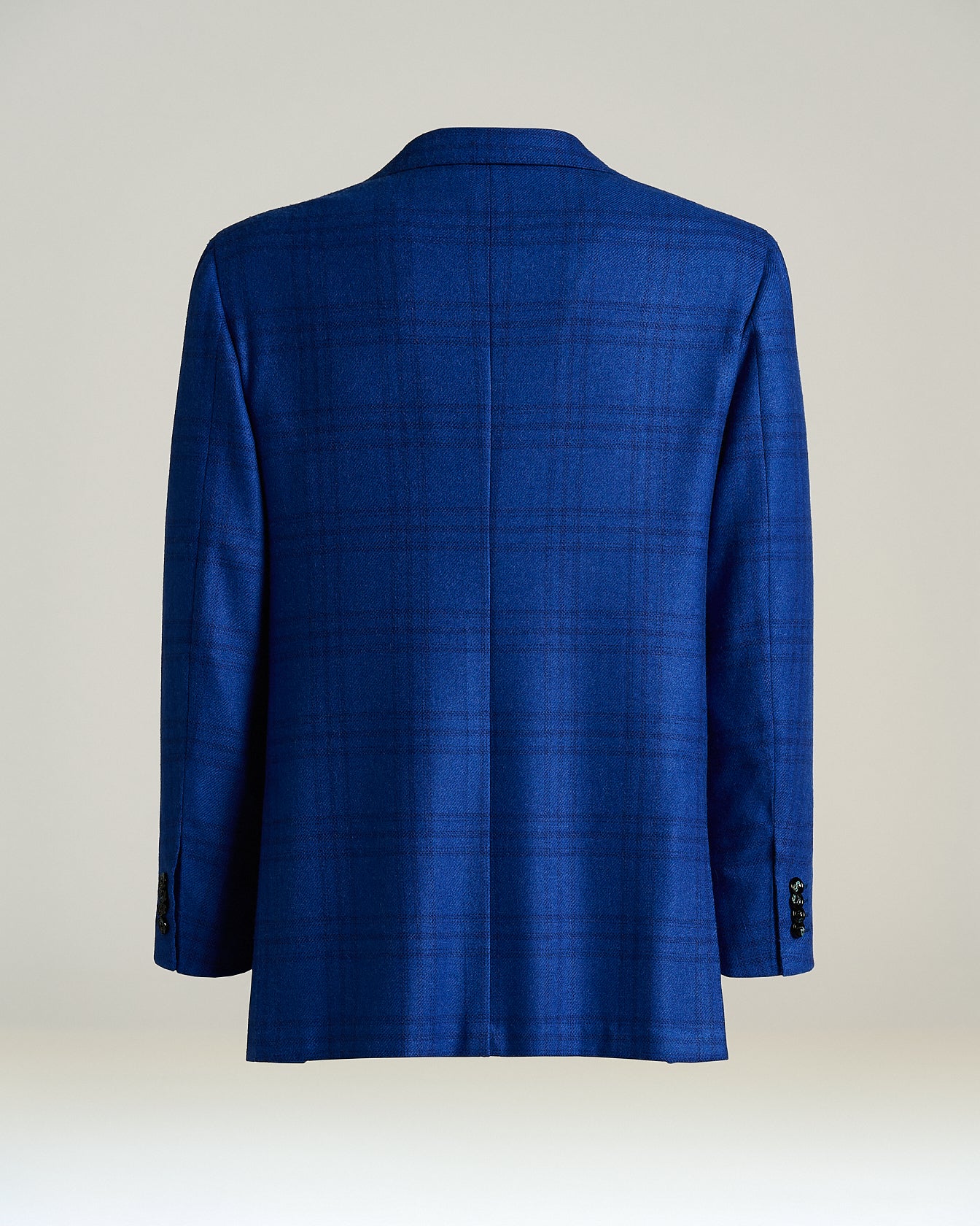 CASHMERE JACKET WITH CHECK PATTERN