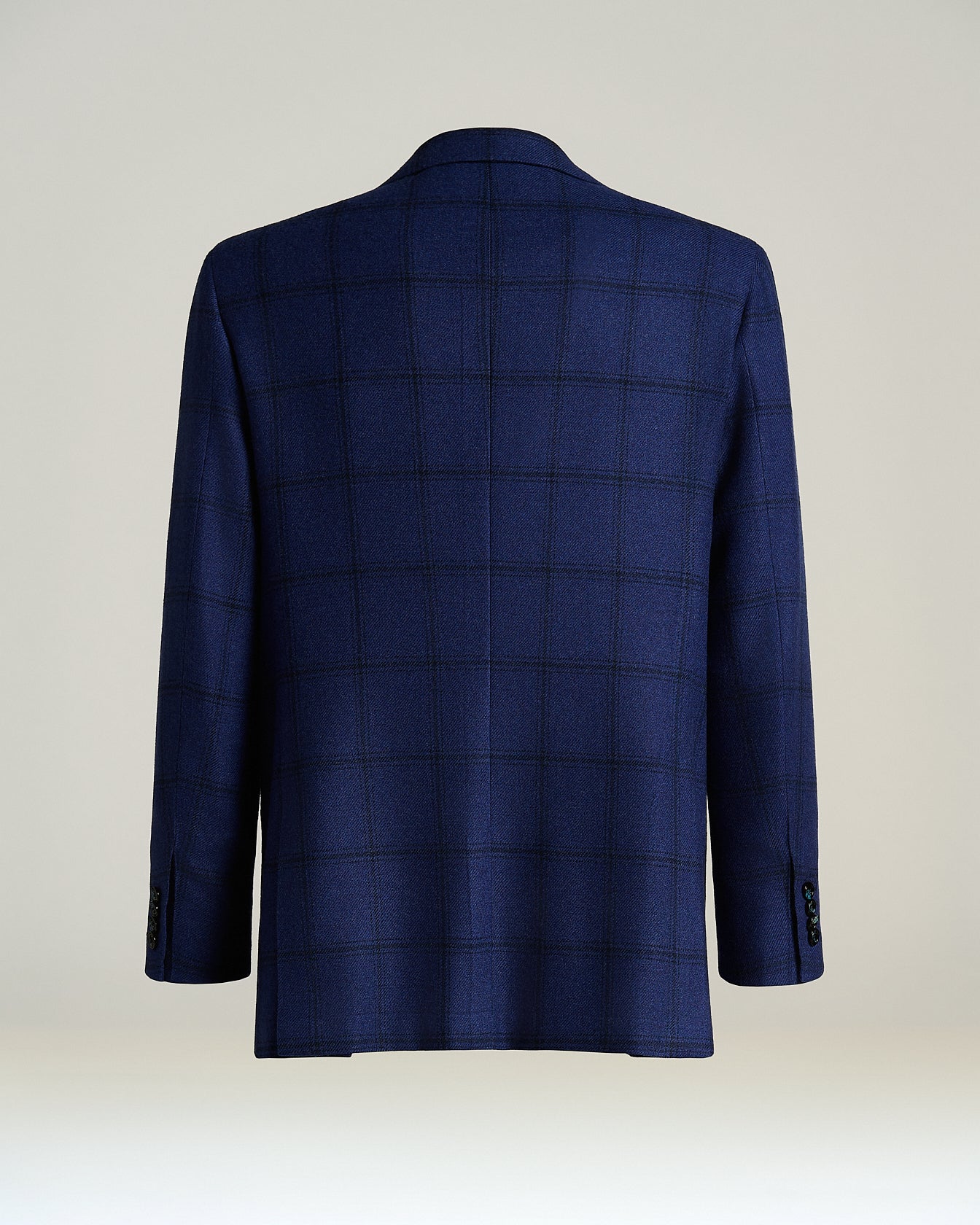 CASHMERE JACKET WITH CHECK PATTERN