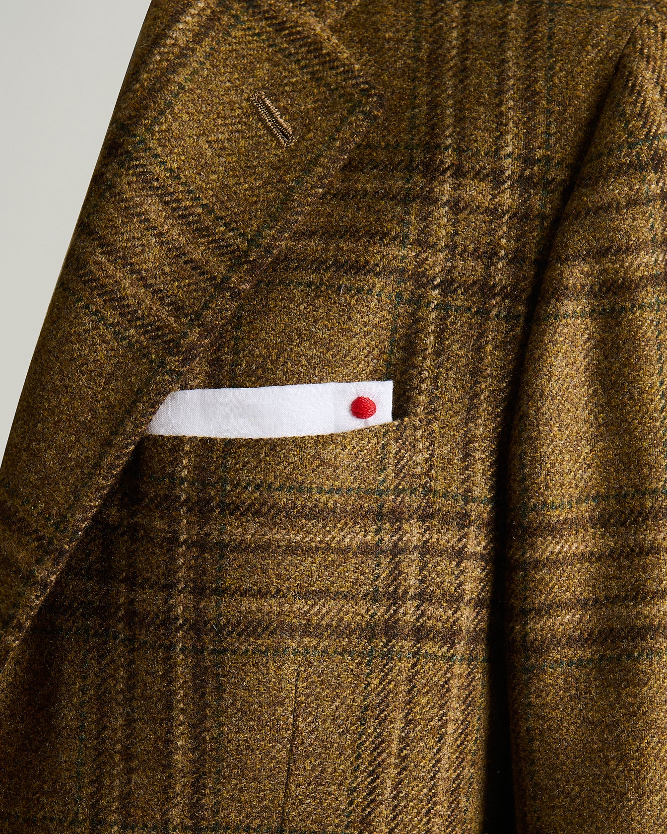PURE CASHMERE SINGLE-BREASTED TARTAN JACKET