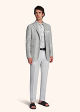 Kiton medium grey jacket for man, in cashmere 5