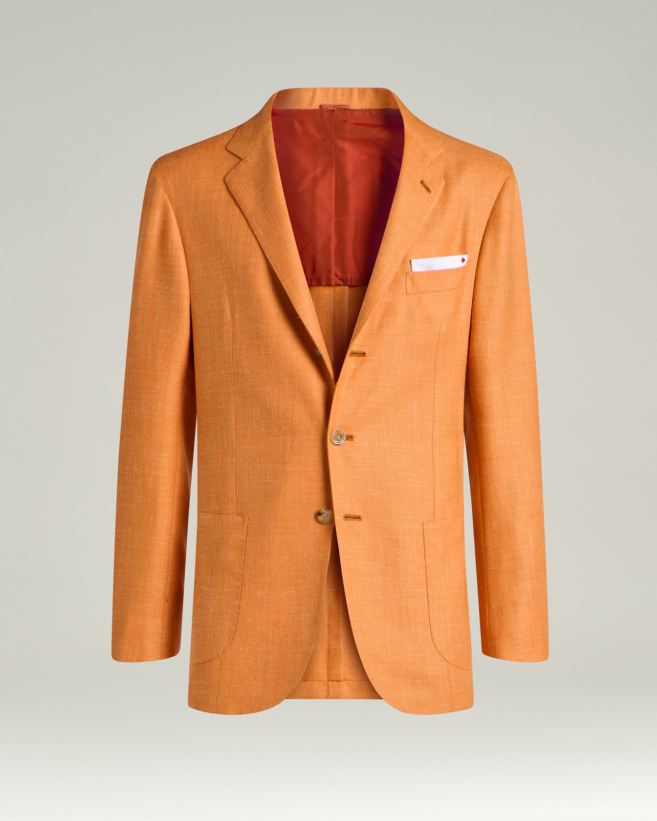 Ambiente Private Kitano オレンジ　セットアップ　スーツ Men's Spring Summer 2026 Collection | Kiton