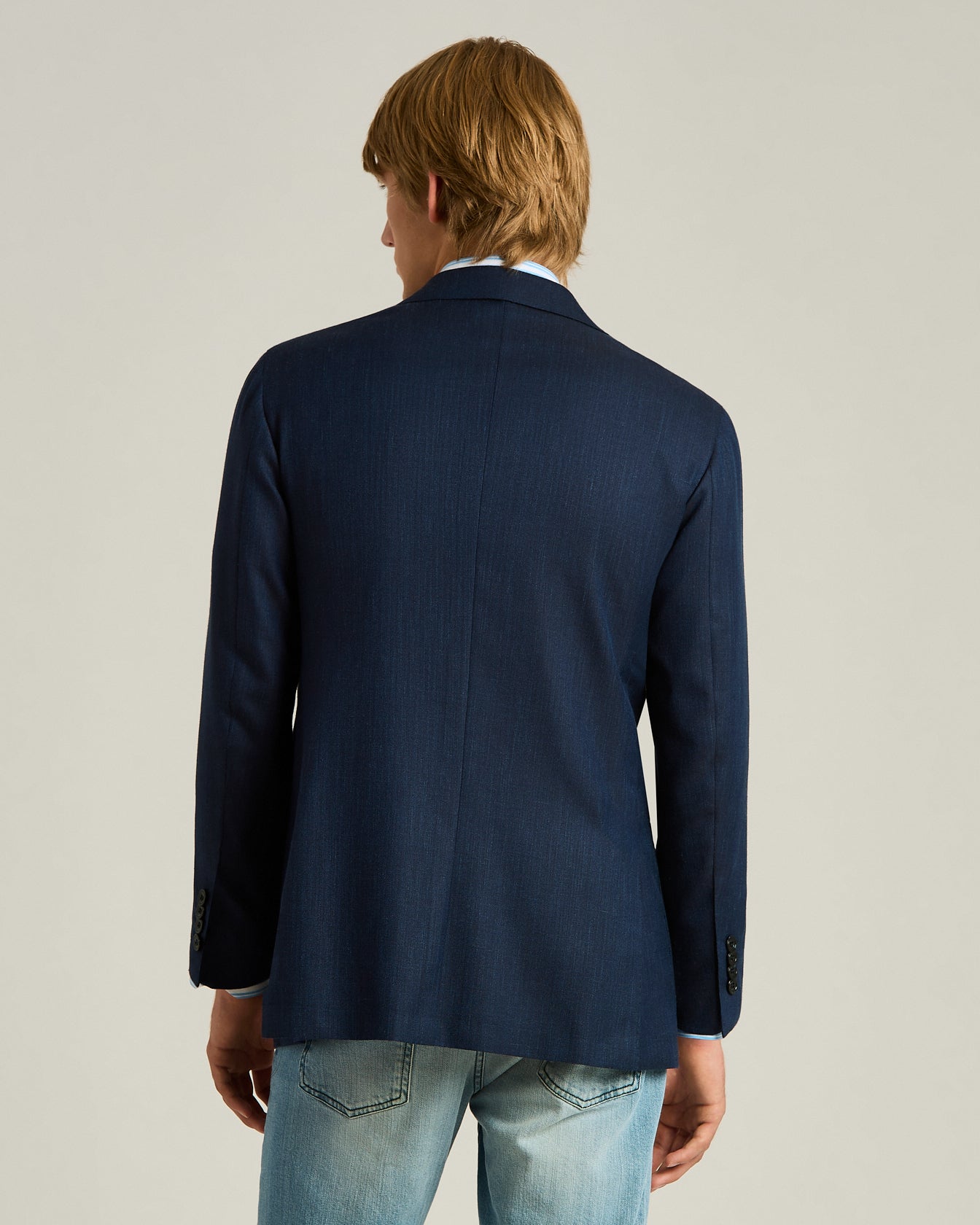CASHMERE AND SILK SINGLE-BREASTED JACKET