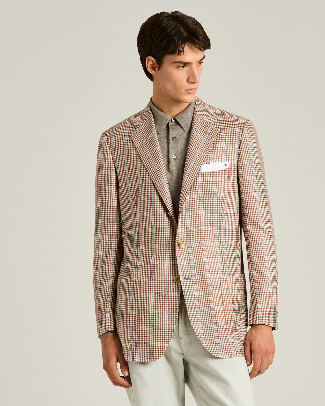 CASHMERE AND SILK SINGLE-BREASTED JACKET