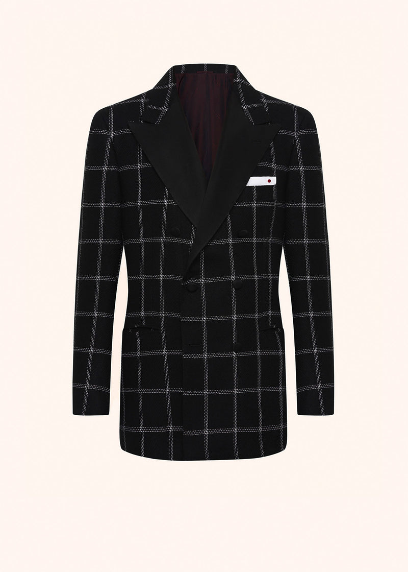 Kiton black dinner jacket for man, in cashmere 1