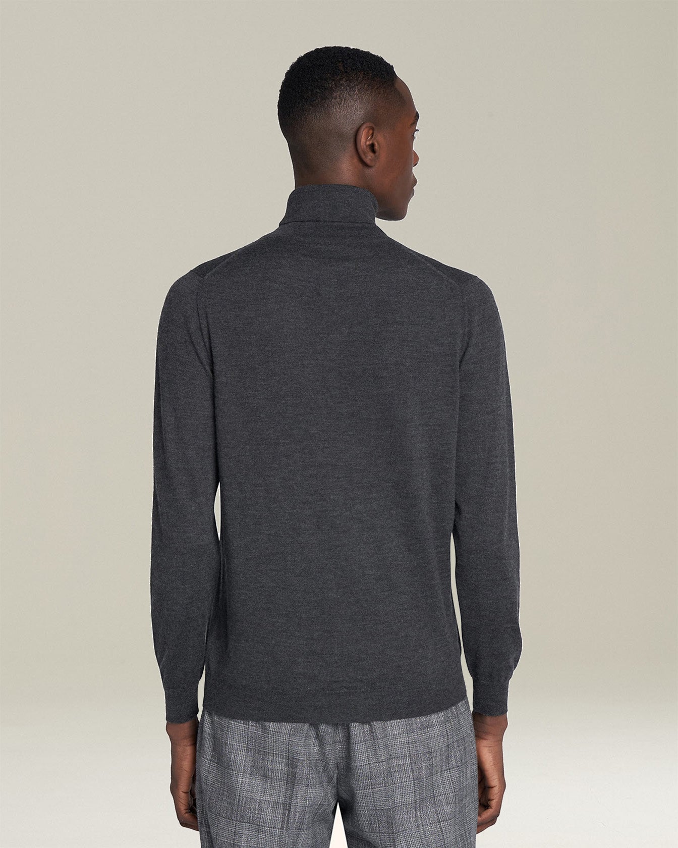 JERSEY HIGH NECK CASHMERE