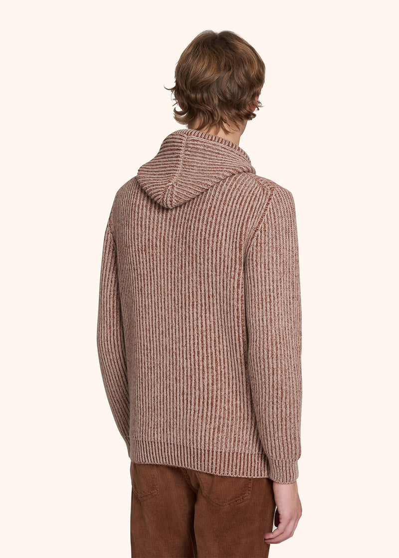 Kiton beige/cognac blouson for man, in cashmere 3