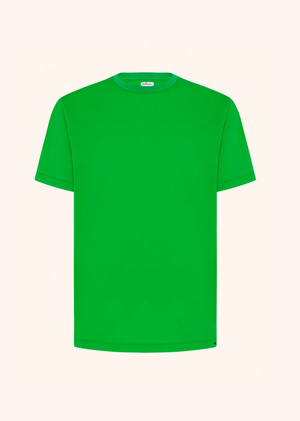 Kiton green milano - t-shirt for man, in cotton 1