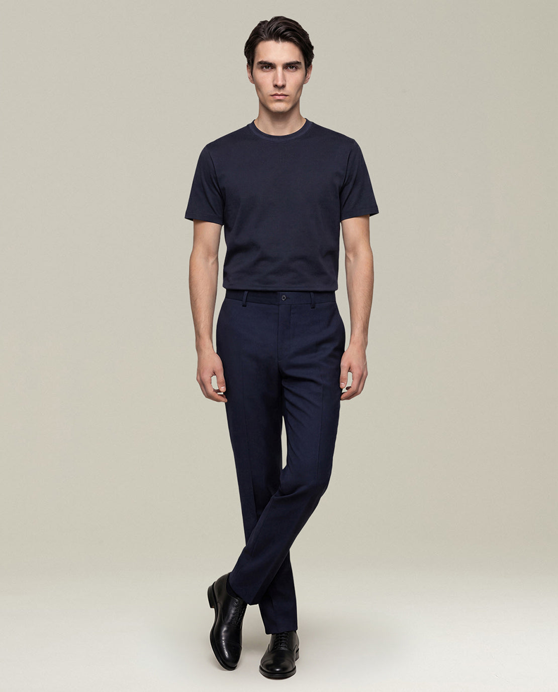 NAVY BLUE MILANO COTTON T-SHIRT
