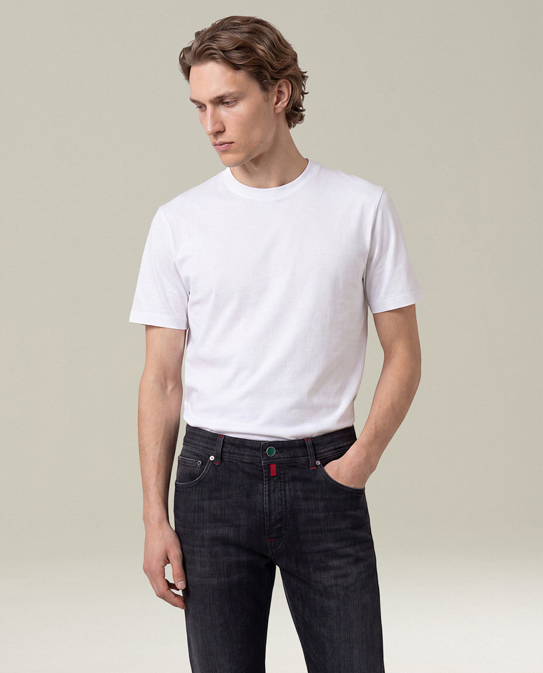 WHITE MILANO COTTON T-SHIRT