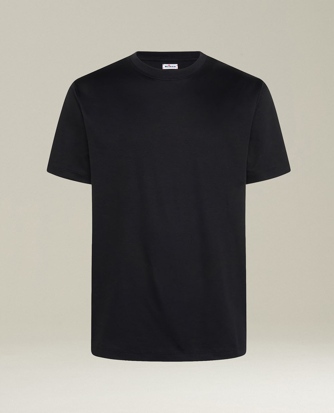 BLACK CREW-NECK T-SHIRT
