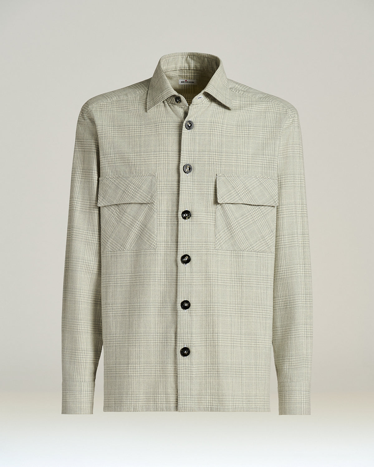 LIGHT GREY AROUND COTTON SHIRT 1