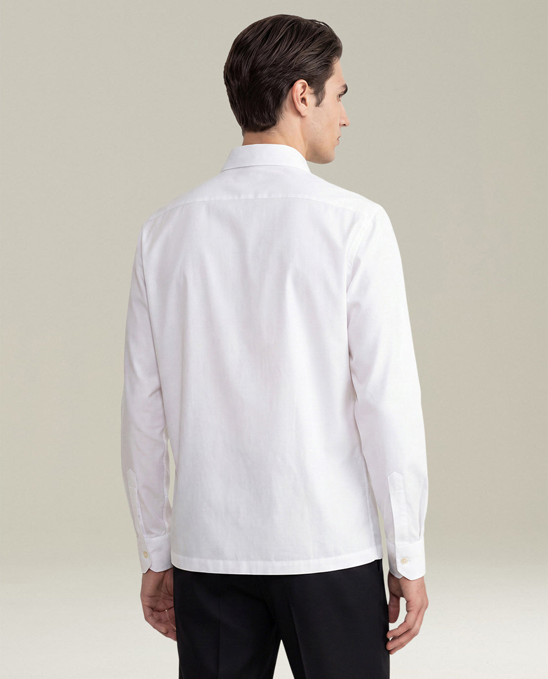 WHITE POSITANO COTTON SHIRT