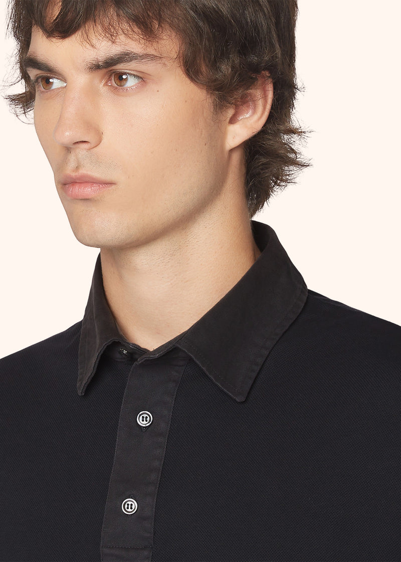 MONOCHROME JERSEY POLO SHIRT